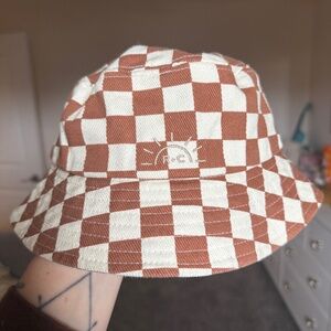 Rylee + Cru checked bucket hat 4-5 Y